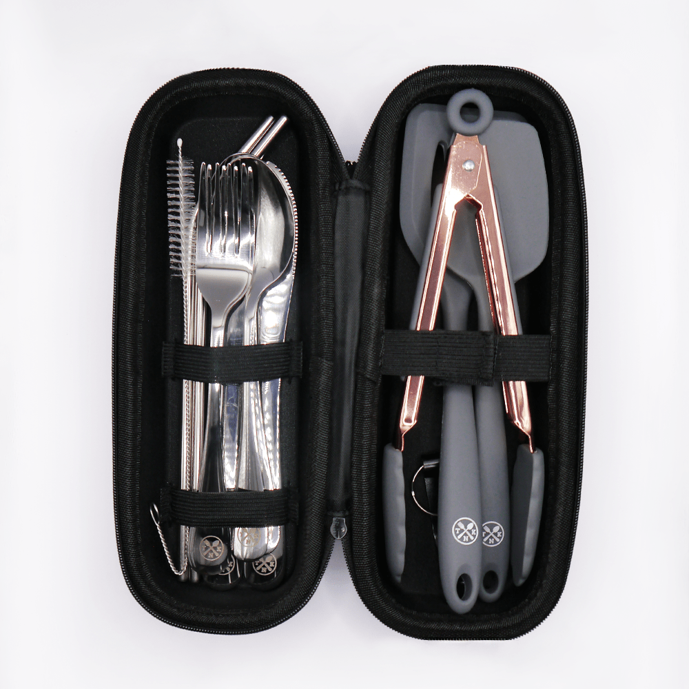 Portable Cooking and Cutlery Set