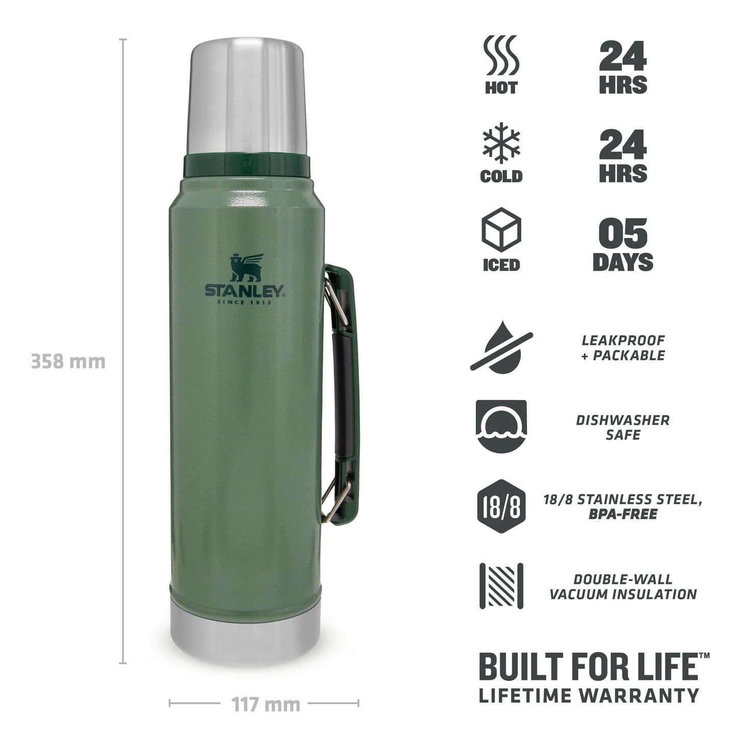 Stanley Legendary Classic Bottle 1L